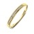 Miore Diamant Ring für Damen Ewigkeitsring aus 18 Karat/ 750 Gelbgold mit Diamanten Brillanten 0.10 Ct, Schmuck (56 (17.8)) - 1