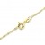 Orovi Damen Halskette 14 Karat (585) GelbGold Singapurkette Goldkette 1 mm breit 45cm lange - 3