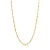 Orovi Damen Halskette 14 Karat (585) GelbGold Singapurkette Goldkette 1 mm breit 45cm lange - 1