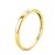 Orovi Damen Ring Gelbgold 0.06 Ct Solitär Diamant Verlobungsring 18 Karat (750) Gold und Diamant Brillant - 3