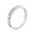 Orovi Damen-Ring Memoire Hochzeitsring Weißgold 14 Karat (585) Brillianten 0.20 carat Verlobungsring Diamantring - 3
