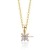 Orovi Kette - Halskette Damen Kette Gelbgold 18 Karat / 750 Gold Diamant Brillianten 0,02 ct 45 cm - 3