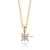 Orovi Kette - Halskette Damen Kette Gelbgold 18 Karat / 750 Gold Diamant Brillianten 0,02 ct 45 cm - 3