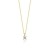 Orovi Kette - Halskette Damen Kette Gelbgold 18 Karat / 750 Gold Diamant Brillianten 0,02 ct 45 cm - 1