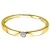 Orovi Ring für Damen Verlobungsring Gold Solitärring Diamantring 9 Karat (375) Brillianten 0.05ct Weißgold oder GelbGold Ring mit Diamanten - 2