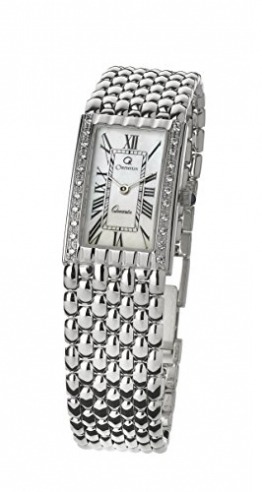 Orphelia Damen Analog Quarz Uhr mit Weißgold Armband MON-7070 - 1