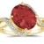 Szul - Gelbgold Oval Rund Red Diamant Granat - 1