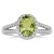 Szul - Weißgold Oval Rund Green Diamant Peridot - 1