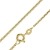 trendor Anhänger Kreuz 585 Gold (14 Karat) mit goldplattierter Kette 75125-50 50 cm - 4