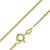 trendor Anhänger Kreuz 585 Gold (14 Karat) mit goldplattierter Kette 75125-50 50 cm - 4