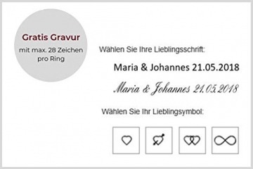 123traumringe 2x Trauringe/Eheringe Gelbgold 333 in Juwelier-Qualität (Gravur/Ringmaßband/Etui) - 6
