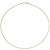 1,5mm Halsreif Reif Kette Collier 333 Gold Gelbgold Omegakette 45cm Damen - 1