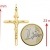 Anhänger Kreuz Mit Jesus 14 Karat 585 Gelbgold Unisex (39) - 3