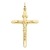 Anhänger Kreuz Mit Jesus 18 Karat 750 Gelbgold Unisex (32) - 1