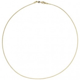 JOBO Damen-Halsreif aus 585 Gold 42 cm 1,1 mm - 1