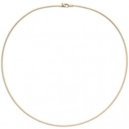 JOBO Damen-Halsreif aus 585 Gold 50 cm 1,1 mm - 1