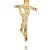 Kreuz-Anhänger Goldkreuz Jesus Christus für Damen, Herren und Kinder als Kettenanhänger 333 Gold 8 Karat mit Schmuck-Etui und Panzerkette - 2