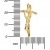 Kreuz-Anhänger Goldkreuz Jesus Christus für Damen, Herren und Kinder als Kettenanhänger 333 Gold 8 Karat mit Schmuck-Etui und Panzerkette - 3