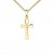 Kreuz-Anhänger mit Panzer-Kette vergoldet Henkelkreuz Ägyptisches Kreuz für Damen, Herren und Kinder in hochglanz poliert Goldkreuz als Kettenanhänger 750 Gold 18 Karat + Schmuck-Etui - 1
