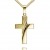 Kreuzkette Anhänger-Kreuz Goldkreuz für Damen, Herren und Kinder als Design Kettenanhänger 585 Gold 14 Karat Mit Kette Länge 60 cm - 2