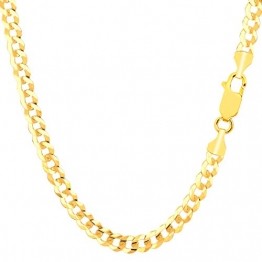 Panzerkette Gelbgold 4,7 mm, 21,6 cm, Gelbgold, Kein Stein, - 1