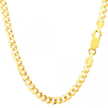 Panzerkette Gelbgold 4,7 mm, 21,6 cm, Gelbgold, Kein Stein, - 1