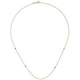 Jobo Damen Collier Halskette 585 Gold Gelbgold 45 cm Kette Goldkette - 1