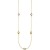 Jobo Damen Collier Halskette Kette 585 Gold Gelbgold 2 Amethyste 2 Citrine 1 Blautopas - 3