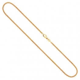 EDELIND Goldkette, Ankerkette rund Gelbgold 750/18 K, Länge 60 cm, Breite 2.4 mm, Gewicht ca. 11.8 g, NEU - 1