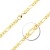 EDELIND Goldkette, Figarokette diamantiert Gelbgold 750/18 K, Länge 45 cm, Breite 5.3 mm, Gewicht ca. 37.4 g, NEU - 2