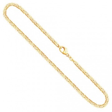 EDELIND Goldkette, Königskette Gelbgold 585/14 K, Länge 60 cm, Breite 2.3 mm, Gewicht ca. 26 g, NEU - 1