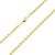 14 karat / 585 Gold Kordel Armband Gelbgold 3 mm. Breit (19) - 3