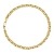 8er Panzer Armband 14 Karat / 585 Gelbgold Breite 4 mm Unisex (21) - 1