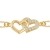 Maverton Herz Damen Armband 585 Gold - mit Herzen + personalisierte Geschenkbox mit Gravur - Geschenk für Frauen - Länge: 17 - 20 cm - 14 Karat - 2