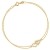 Maverton Herz Damen Armband 585 Gold - mit Herzen + personalisierte Geschenkbox mit Gravur - Geschenk für Frauen - Länge: 17 - 20 cm - 14 Karat - 1