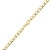 Panzerarmband 14 Karat 585 Gold Armband Gelbgold Breite 5.50 mm - Unisex (21) - 3