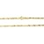 14 Karat / 585 Gold Singapur Kette Licht Zweiseitig Diamantiert Unisex Länge Wählbar. (44) - 2