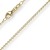 1,5mm Rund-Ankerkette aus 585 Gold Gelbgold Kette Collier Halskette, 55cm - 1