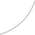 1,8mm Kette Collier Ankerkette Halskette 585 Gold Weißgold 45cm - 4