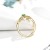Beydodo Partnerringe 750 Blatt mit Tsavorite und Diamond Gold Ringe Verlobungsring 56 (17.8) - 3