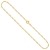 EDELIND Halskette Damen Herren 750 Gold 1.5 mm Goldkette Figarokette Diamantiert aus Gelbgold Länge 42 cm Echt Gold Kette mit Stempel Made in Germany - 1