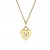 Elli Halskette Damen Herz Liebe Charmant mit Zirkonia Steinen 585 Gelbgold - 1