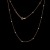 Goldene Damen Halskette 585 14k Gold Gelbgold Kette mit Anhänger Kugel Gravur - 3