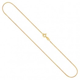 Goldkette, Ankerkette flach Gelbgold 585/14 K, Länge 45 cm, Breite 1.2 mm, Gewicht ca. 1.8 g, NEU - 1