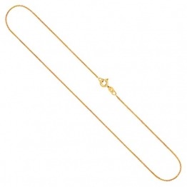 Goldkette, Ankerkette flach Gelbgold 585/14 K, Länge 45 cm, Breite 1.2 mm, Gewicht ca. 1.8 g, NEU - 1