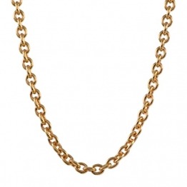 Massive edle Goldkette Ankerkette rund 750-18 Karat Gold Juwelier Qualität, Länge:45 cm, Kette-Breite:1.5 mm - 1
