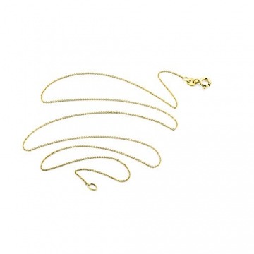 Miore Kette Damen Anker Halskette Gelbgold 14 Karat / 585 Gold, Länge 45 cm Schmuck - 4