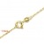 Orovi Damen Ankerkette Halskette 14 Karat (585) GelbGold Anker diamantiert Goldkette 1,3mm breit 45cm lange - 4