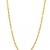 Orovi Damen Ankerkette Halskette 14 Karat (585) GelbGold Anker diamantiert Goldkette 1,3mm breit 45cm lange - 1