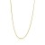 Orovi Damen Ankerkette Halskette 14 Karat (585) GelbGold Anker rund Kette Goldkette 0,8 mm breit 45cm lange - 1